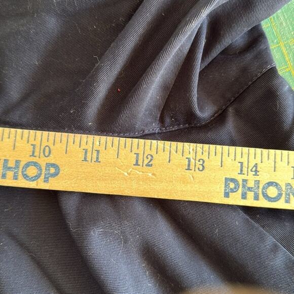 Lands End Men's sz 42 Navy Blue Straight Leg Traditional Fit Zip Front - Picture 5 of 6